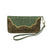 American West Womens Saddle Ridge Light Turquoise Leather Zip Around Wallet