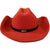 Rockmount Kids Unisex Soft Felt Western Red 100% Wool Cowboy Hat