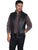 Scully Mens Black Italian Lamb Quilted Vest