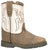 Smoky Mountain Toddler Unisex Autry Antique White/Brown Leather Cowboy Boots 3D
