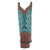Dan Post Womens Faye Rust/Turquoise Leather Cowboy Boots