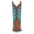 Dan Post Womens Faye Rust/Turquoise Leather Cowboy Boots