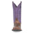 Dan Post Womens Bonnie Tobacco/Purple Leather Cowboy Boots