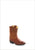 Old West Tan Canyon Toddlers Boys Corona Leather Round Toe Cowboy Boots 8 D
