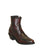 Sage Mens 7in Zipper Narrow Round Toe Black Cherry Cowhide Ankle Boots