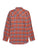 Ely and Walker Womens Western Flannel Plaid Rust 100% Cotton L/S Shirt