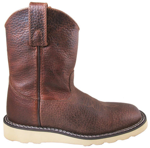 Smoky Mountain Children Boys Branson Brown Leather Cowboy Boots 13.5 D
