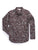 Ely and Walker Womens Western Paisley Print Burgundy 100% Cotton L/S Shirt