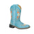 Smoky Mountain Boots Girls Desert Flowers Turquoise Leather Cowboy Boots