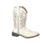 Smoky Mountain Boots Girls Georgia Antique White Leather Cowboy Boots