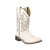 Smoky Mountain Boots Girls Georgia Antique White Leather Cowboy Boots
