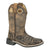 Smoky Mountain Boots Kids Unisex Gator Sanded Black/Brown Leather Cowboy Boots