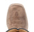 Smoky Mountain Boots Kids Girls Safari Brown Distress/Tiger Leather Cowboy Boots