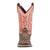 Smoky Mountain Boots Kids Unisex Rustic Rider Brown/Coral Leather Cowboy Boots