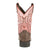 Smoky Mountain Boots Kids Unisex Rustic Rider Brown/Coral Leather Cowboy Boots