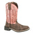 Smoky Mountain Boots Kids Unisex Rustic Rider Brown/Coral Leather Cowboy Boots