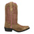 Smoky Mountain Boots Youth Girls Magnolia Brown/Pink Leather Cowboy Boots
