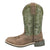 Smoky Mountain Boots Kids Unisex Harrison Brown/Green Leather Cowboy Boots