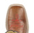 Smoky Mountain Boots Kids Girls Nevada Brown Oil/Red Leather Cowboy Boots