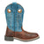 Smoky Mountain Boots Kids Unisex Frontier Brown/Blue Leather Cowboy Boots