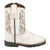 Smoky Mountain Boots Toddler Unisex Autry Antique White Leather Cowboy Boots