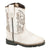 Smoky Mountain Boots Toddler Unisex Autry Antique White Leather Cowboy Boots