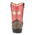 Smoky Mountain Boots Toddler Girls Autry Chocolate/Coral Leather Cowboy Boots