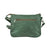 American West Womens Navajo Soul Zip Top Light Turquoise Leather Crossbody Bag