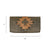 American West Womens Navajo Soul Distressed Charcoal Leather Trifold Wallet