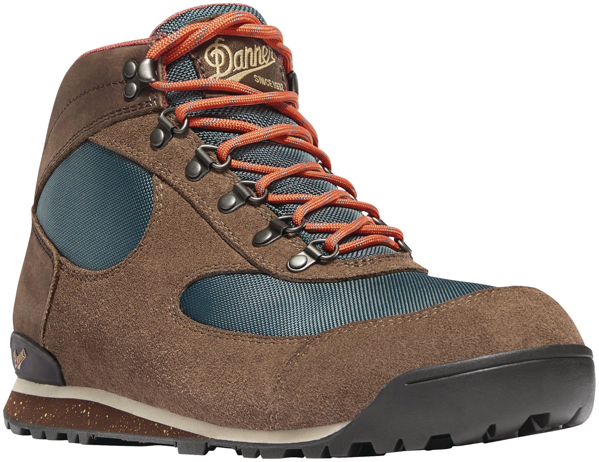Danner Jag Dry Weather Mens Brown/Goblin Blue Leather Hiking