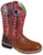 Smoky Mountain Youth Boys Cheyenne Cognac/Red Ostrich Print Cowboy Boots