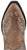 Smoky Mountain Youth Girls Jolene Brown Leather Cowboy Boots 4 D