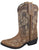 Smoky Mountain Childrens Girls Jolene Brown Leather Cowboy Boots
