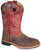 Smoky Mountain Childrens Boys Jesse Burnt Apple/Brown Leather Cowboy Boots