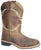 Smoky Mountain Youth Boys Logan Waxed Brown Leather Cowboy Boots