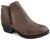 Smoky Mountain Childrens Girls Luna Oiled Brown Leather Ankle Boots