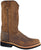 Smoky Mountain Boots Mens Boonville Brown Distress Leather Square Toe 14 D