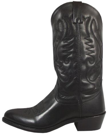 Smoky Mountain Boots Mens Denver Black Leather Basic Western 7.5 D