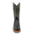 Ferrini Mens Black Leather Caiman Print S-Toe Stampede Cowboy Boots 9 EE