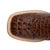 Ferrini Mens Rust Leather Caiman Print S-Toe Stampede Cowboy Boots