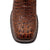 Ferrini Mens Stampede S-Toe Sport Rust Leather Caiman Cowboy Boots