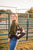 American West Womens Cow Town 11in CC Pony Hair-On Leather Shoulder Tote Bag