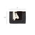 American West Womens Cow Town Small Pony Hair-On Leather Trifold Wallet