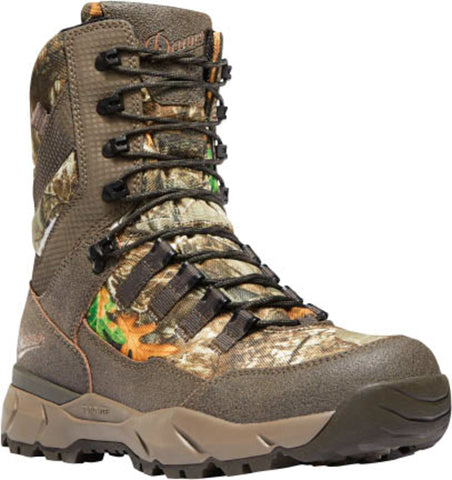 Danner Vital Mens Realtree Edge Leather 8in WP Hunting Boots