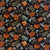 Rockmount Unisex Gone Fishing Black Multi 100% Cotton Bandana