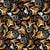 Rockmount Unisex Saddles Western Black 100% Cotton Bandana