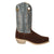 Smoky Mountain Boots Mens Santa Fe Dark Brown/Blue Leather Cowboy Boots