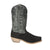 Smoky Mountain Boots Mens Santa Fe Black/Charcoal Crackle Leather Cowboy Boots