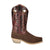 Smoky Mountain Boots Mens Santa Fe Brown/Burgundy Crackle Leather Cowboy Boots