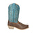 Smoky Mountain Boots Mens Santa Fe Brown Oil/Vintage Blue Leather Cowboy Boots